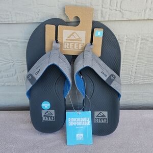 Reef Cushion Spring 2.0 Flip Flop Sandals Men SZ 8 Grey Shadow Comfort Slip-On